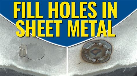 best way to make a hole in sheet metal|repairing rusted metal without welding.